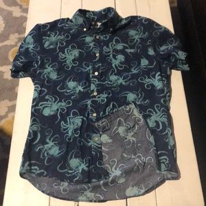 Men’s octopus button up.